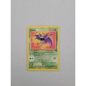 Pokemon Zubat Card with Purple and Green Design